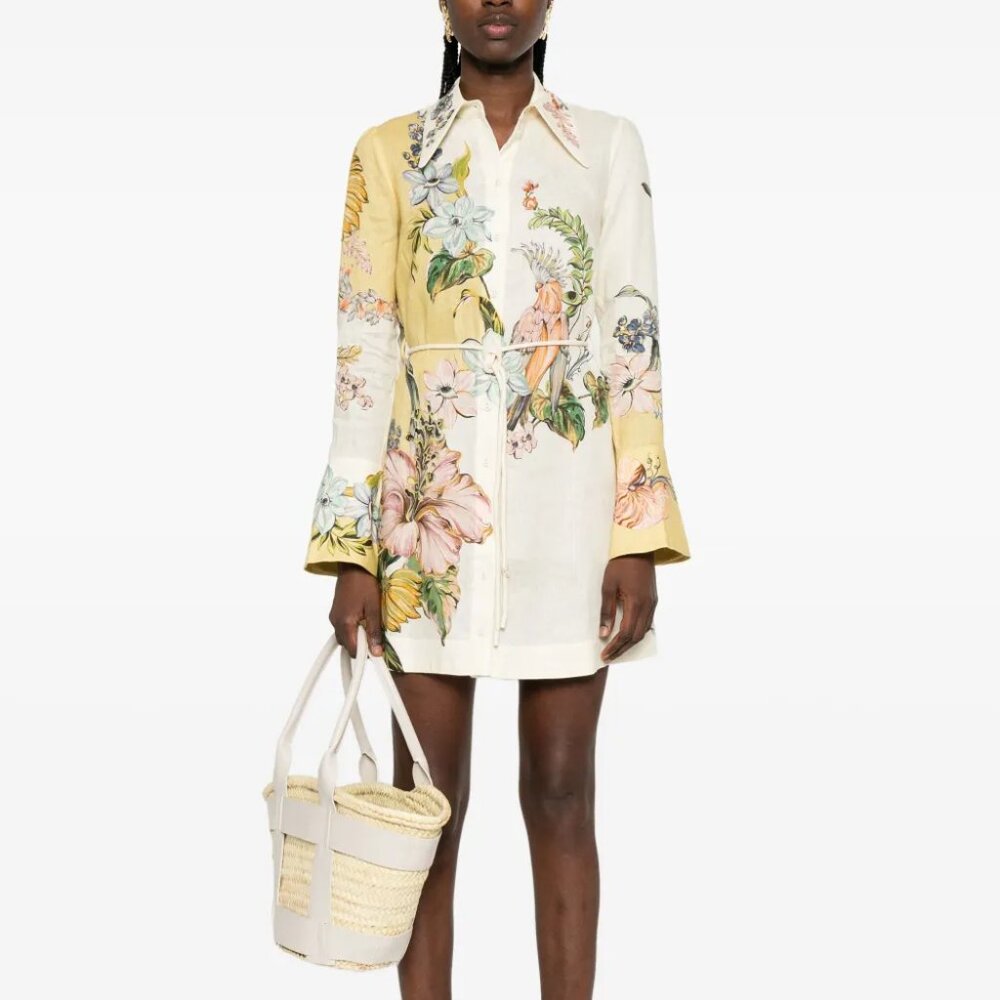 ALEMAIS Oleander mini dress